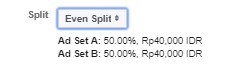 even split