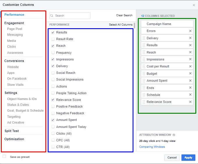 cara membaca data iklan di facebook