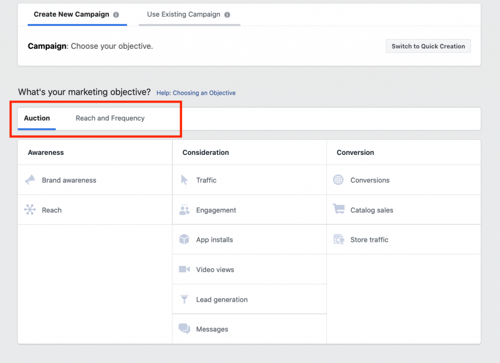 buying type di facebook