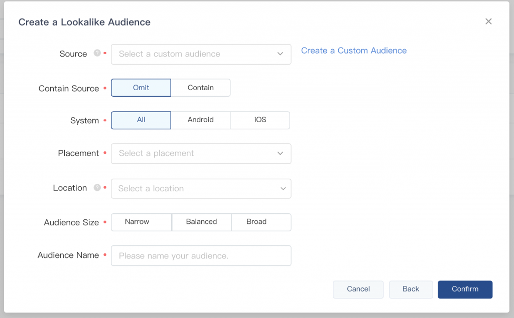 lookalike audience tiktok